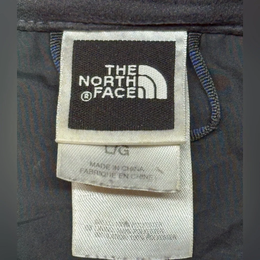 The North Face Jacket Men Large Gray Quilted Full Zip Lightweight Insulated